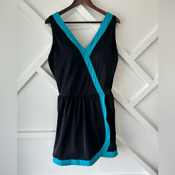 NWT Swimsuits For All Faux Wrap Swim Dress size 20 - Picture 1 of 8